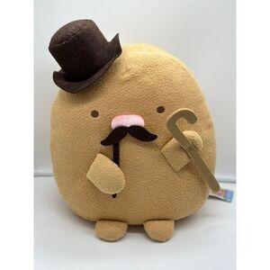 San-X Sumikkogurashi Tonkatsu with Hat and Cane 12" Plush